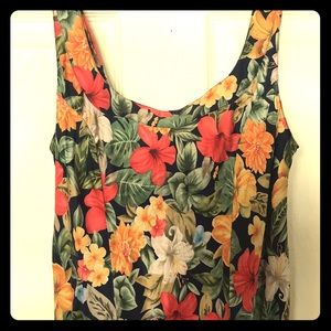 Vintage Victoria Secret silk floral slip or dress